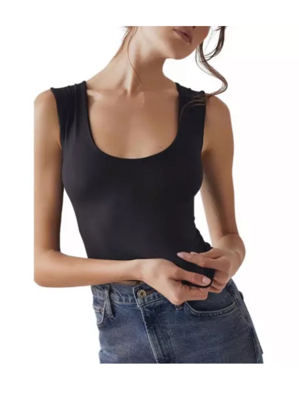Free people clean lines muscle cami